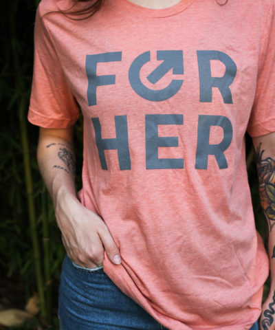 For Her - Desaturated Salmon - Front