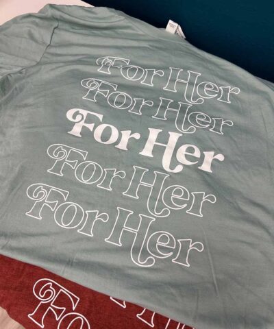 For Her Tee - Sage